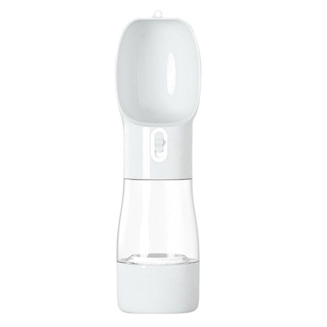Draagbare honden drinkfles met waterdispenser en voerbakje voor voedsel- 260ml
