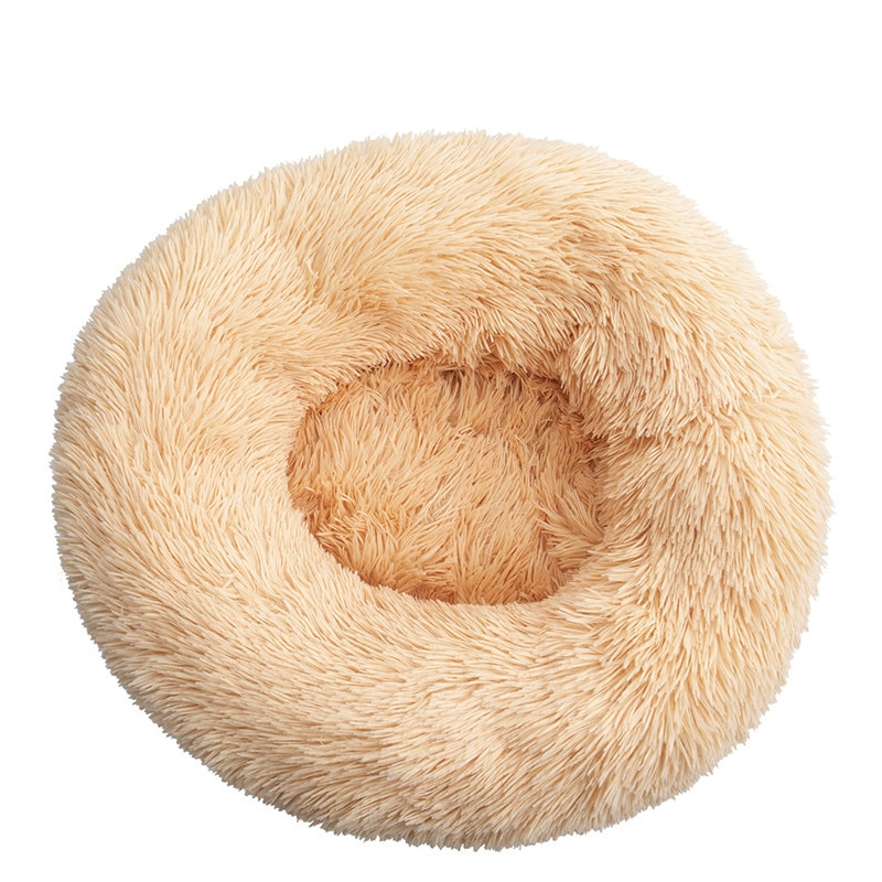 Luxe, zacht, comfortabel, pluche en wasbaar honden/katten donut bed