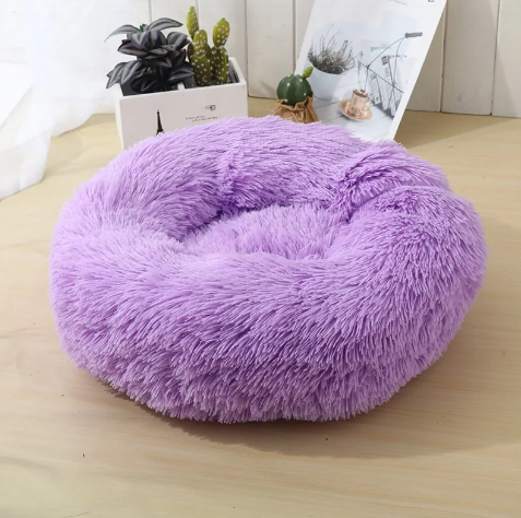 Luxe, zacht, comfortabel, pluche en wasbaar honden/katten donut bed