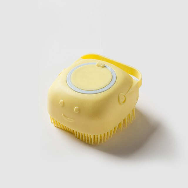 Efficiënte douche en massage borstel voor honden en katten in diverse kleuren en vormen.