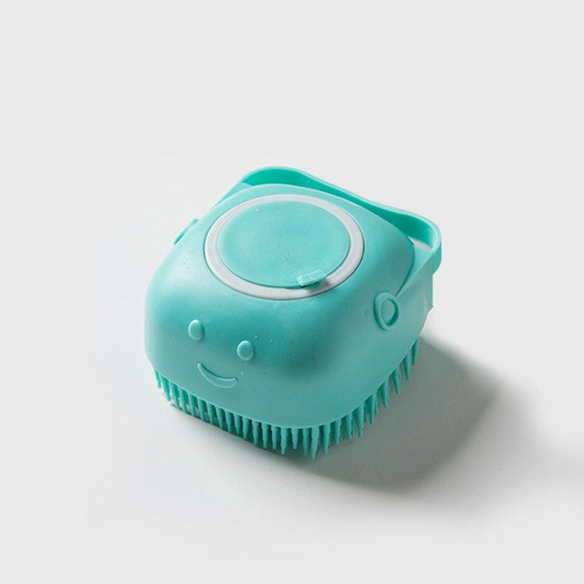 Efficiënte douche en massage borstel voor honden en katten in diverse kleuren en vormen.