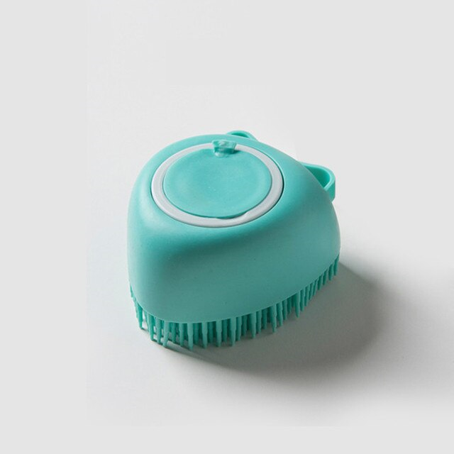 Efficiënte douche en massage borstel voor honden en katten in diverse kleuren en vormen.