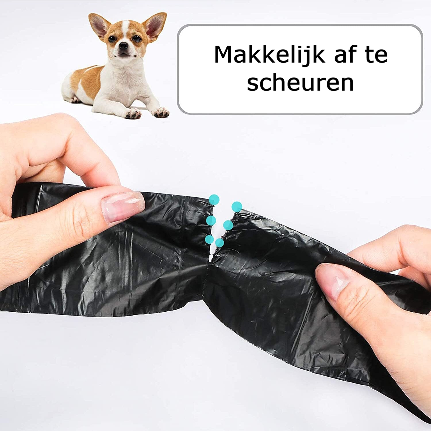 Biologisch afbreekbare hondenpoepzakjes-milieuvriendelijk