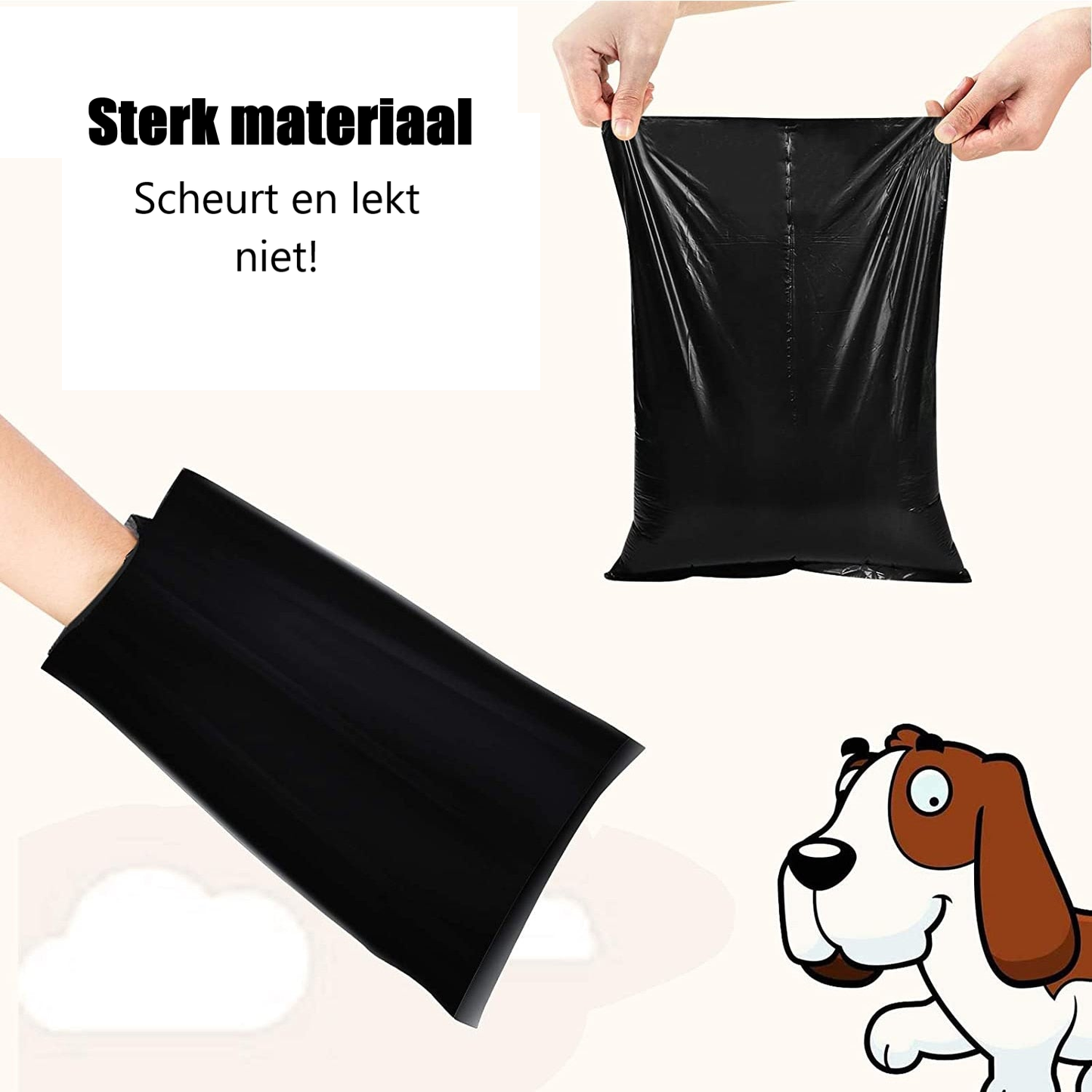 Biologisch afbreekbare hondenpoepzakjes-milieuvriendelijk