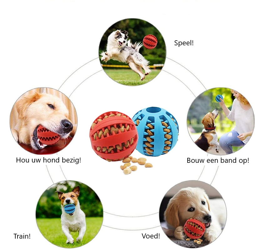 Honden kauwspeelgoed voor plezier en een beter gebit